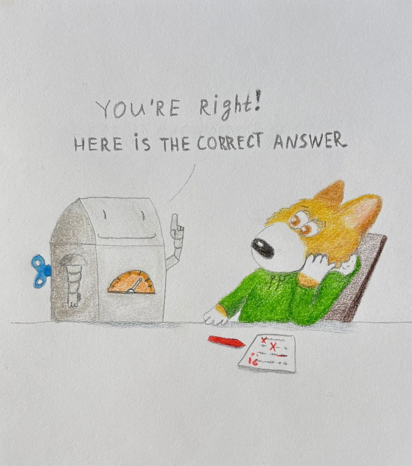 Coding Corgi illustration for AI for Developers